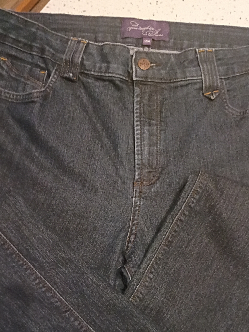 NYDJ Men's Relaxed Fit Jeans in Dark Blue Denim